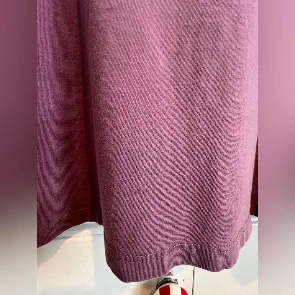 Life Is Good🐶 Mauve, Long Sleeve Tee “ Happy Hour”, Relaxed Fit, Girl & her Dog - Picture 8 of 8